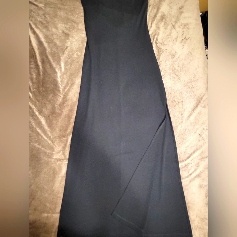 Black Strapless Cocktail Dress